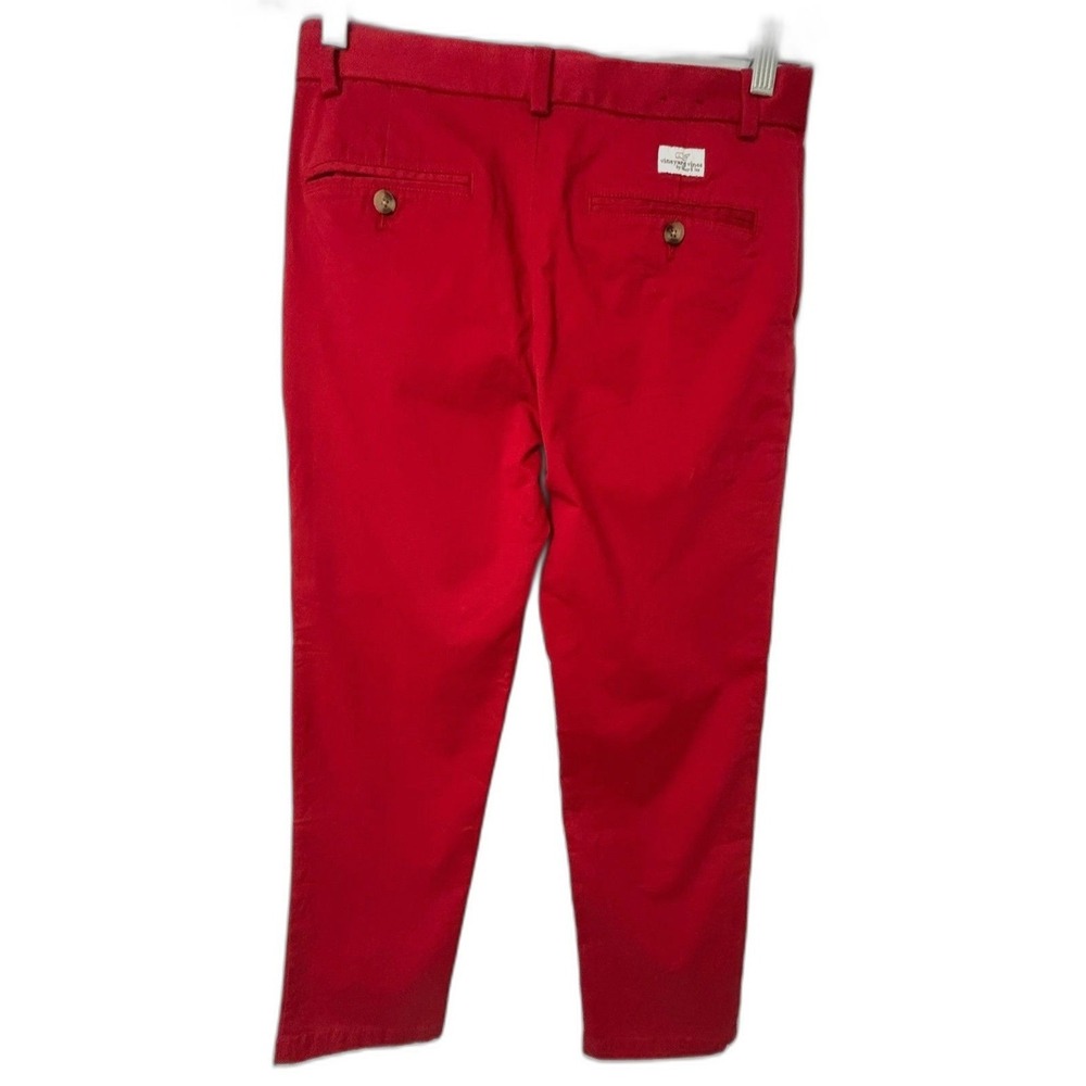 Vineyard Vines Breaker Pant 16 Red Velvet Boys Straight Leg Chino New With Tags - Picture 3 of 13